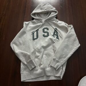 Gray USA Hoodie
